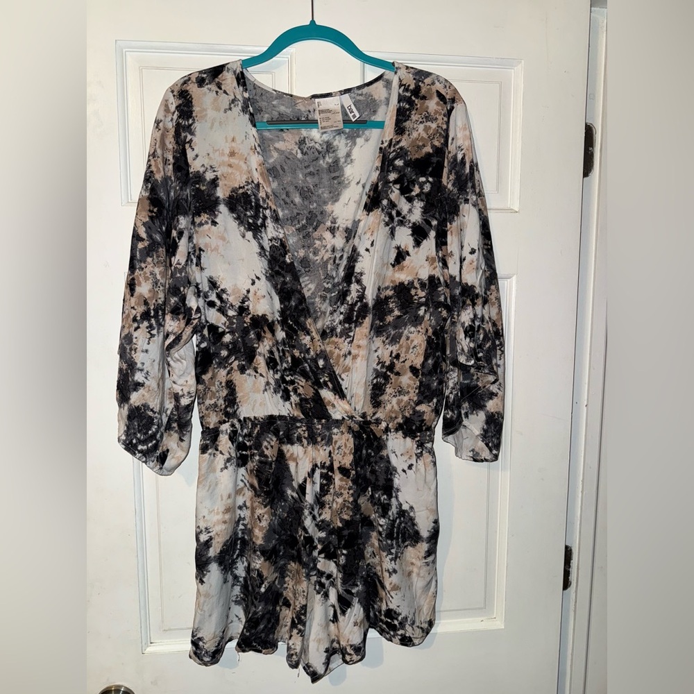 BAR III wet n wild Romper cover up